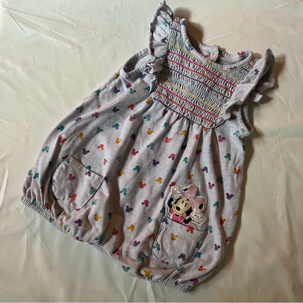 Minnie Mouse Ruffled Romper